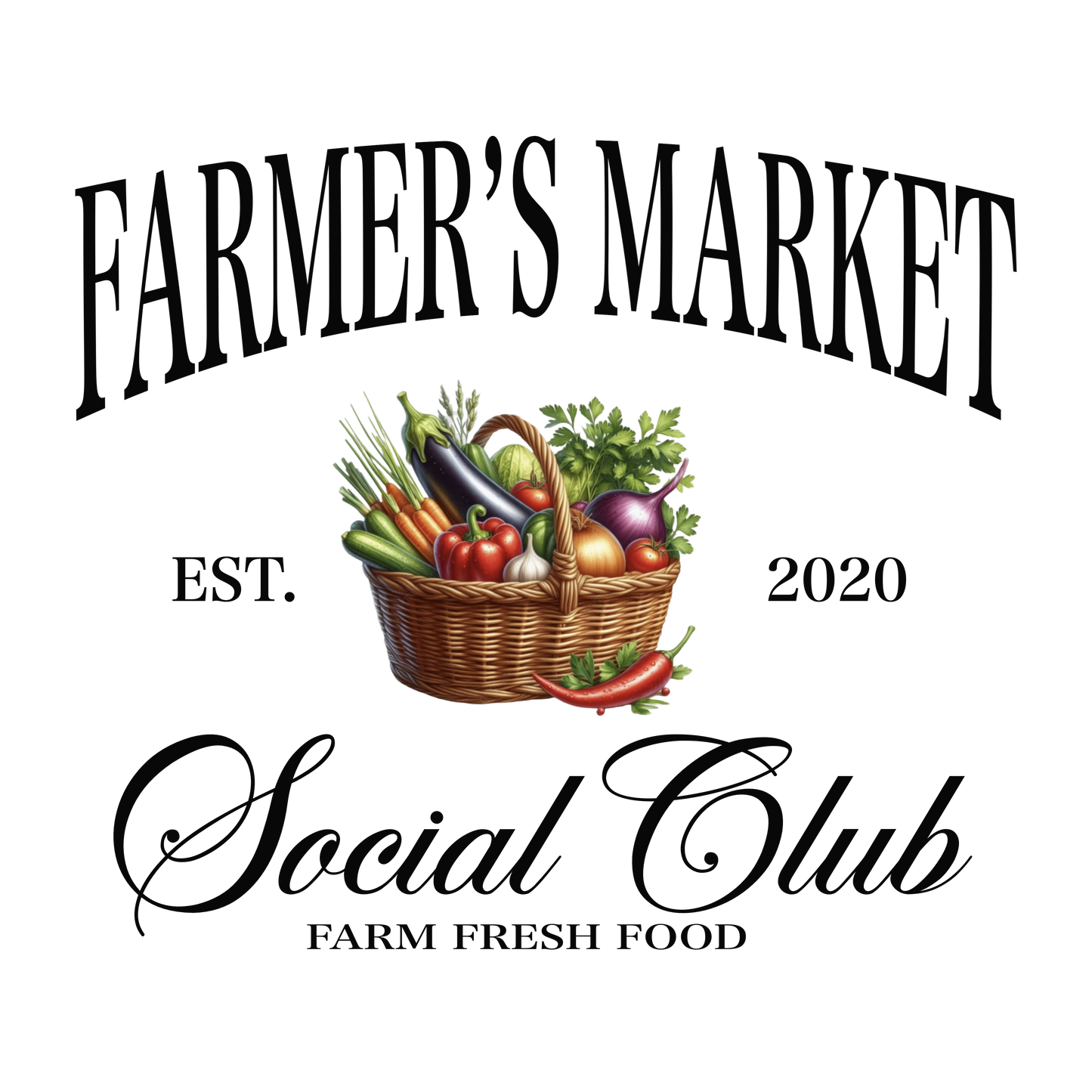 Farmer's Market Social Club Tee