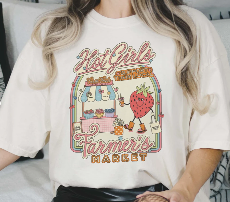 Hot Girls Market Tee