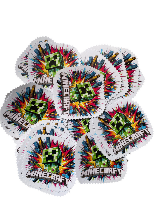 Minecraft sticker sheet
